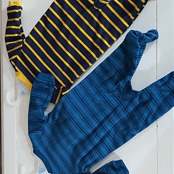 Child of Mine by Carter's Sleep N Play Bundle | 3-6 Mo | Multi Striped - Picture 6 of 11